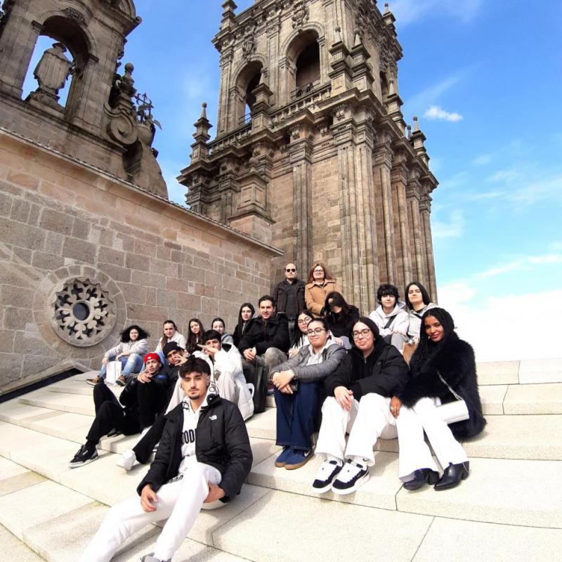 O alumnado de Servizos Comerciais visita Santiago de Compostela