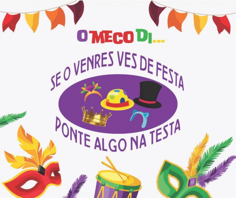 Se o venres vs de festa, ponte algo na testa 🤠